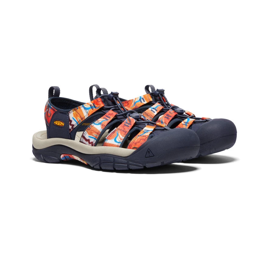 Keen Men's Newport X Outdoor Afro | Groovy Orange/Navy 2 Keen Men's Newport X Outdoor Afro | Groovy Orange/Navy - Image 2