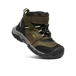 Keen Little Kids' Ridge Flex Waterproof Boot | Dark Olive/Dusky Citron -Shoe Sale Store 0285da6ac7e7da809605615577c3f3f313f93097