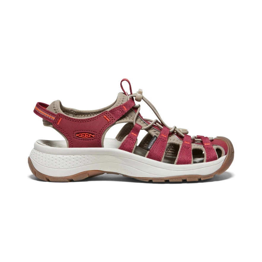 Keen Women's Astoria West Sandal | Merlot/Scarlet Ibis 1 Keen Women's Astoria West Sandal | Merlot/Scarlet Ibis