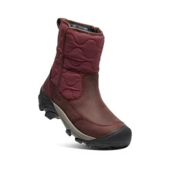 Keen Women's Betty Waterproof Pull-On Boot | Burgundy/Black -Shoe Sale Store 28804188aec309513564e4dd78274c16ceec7d69