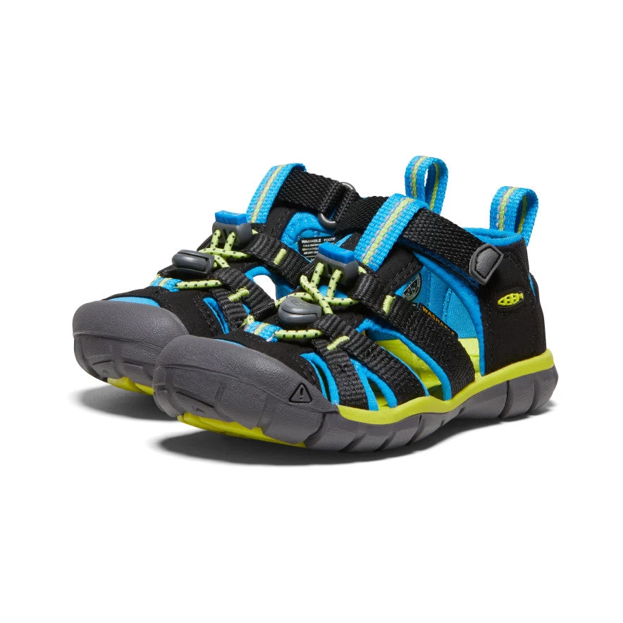 Keen Little Kids' Seacamp II CNX | Black/Brilliant Blue 2 Keen Little Kids' Seacamp II CNX | Black/Brilliant Blue - Image 2