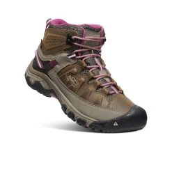 Keen Women's Targhee III Waterproof Mid | Weiss/Boysenberry -Shoe Sale Store 2eab8dd4e4d59d04ca6183960b13801434fd3f8b