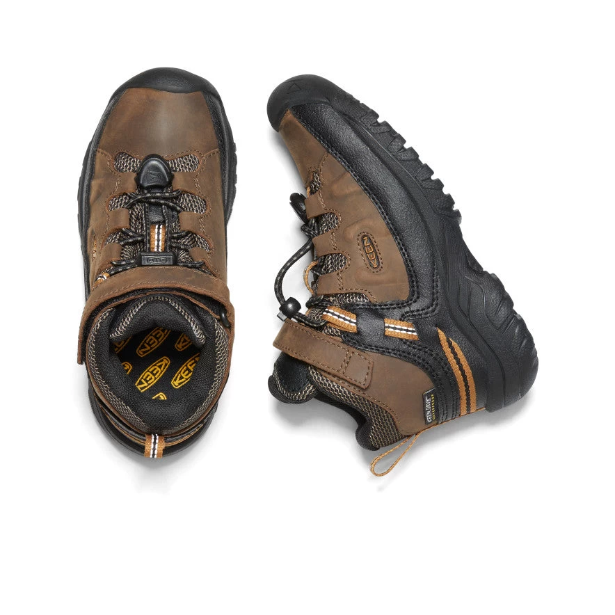 Keen Little Kids' Targhee Waterproof Boot | Dark Earth/Golden Brown 4 Keen Little Kids' Targhee Waterproof Boot | Dark Earth/Golden Brown - Image 4