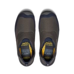 Keen Men's Hoodcamp Slip-On | Black Olive/Sky Captain -Shoe Sale Store 3501c202f5024905cff9e4f1579273f5f56e88f0