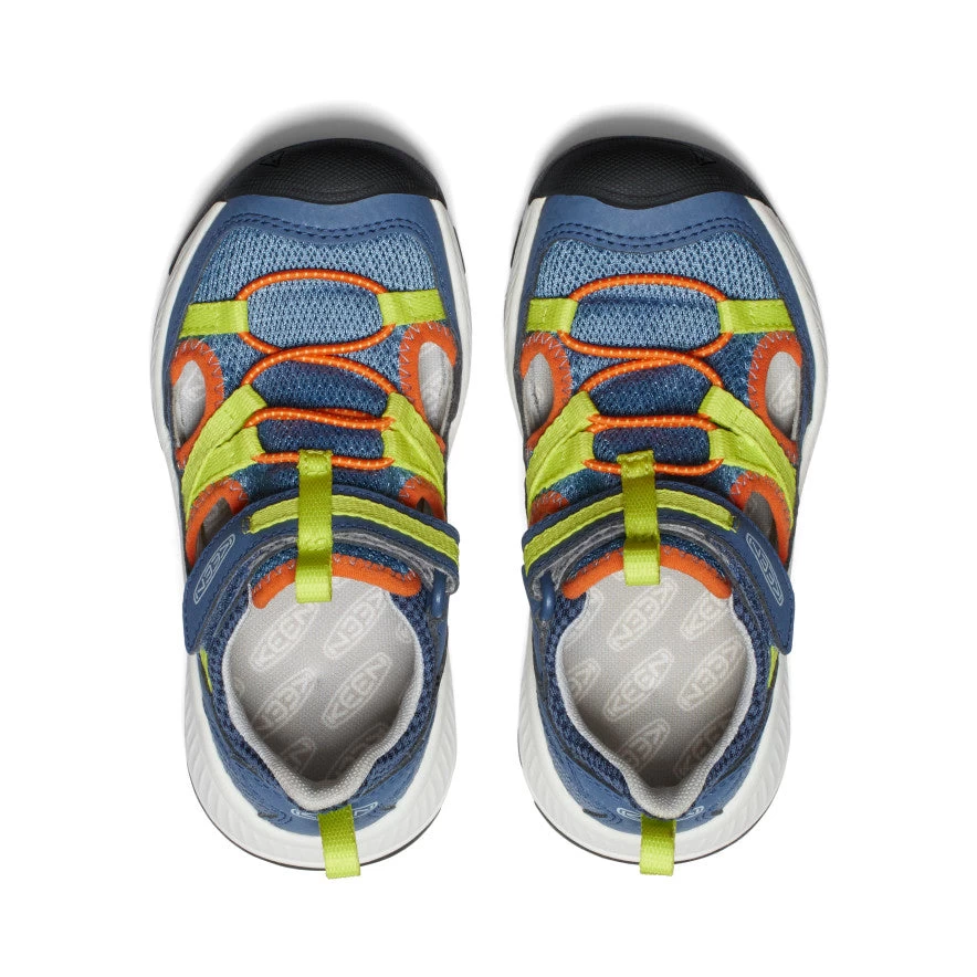 Keen Little Kids' Motozoa Sandal | Vintage Indigo/Scarlet Ibis 4 Keen Little Kids' Motozoa Sandal | Vintage Indigo/Scarlet Ibis - Image 4