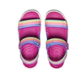Keen Big Kids' Elle Backstrap | Rainbow/Festival Fuchsia -Shoe Sale Store 3a18fac897c6e19279b811222d207b758d9679f1