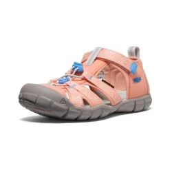 Keen Big Kids' Seacamp II CNX | Papaya Punch/Marina -Shoe Sale Store 3a38d74890159386c1ecc16b8ce05c2d7596b354