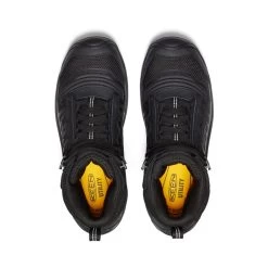 Keen Men's Reno KBF Waterproof Mid (Soft Toe) | Black/Black -Shoe Sale Store 3cd98317bb84701dc5821fa677c9b3080c50ea91