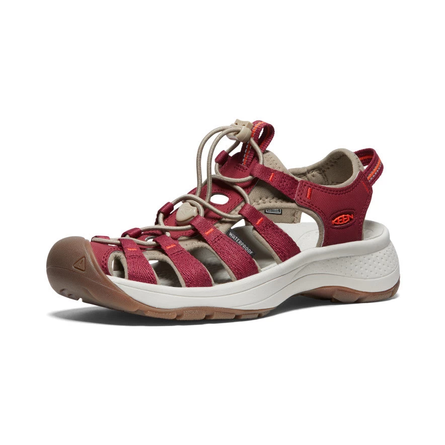 Keen Women's Astoria West Sandal | Merlot/Scarlet Ibis 3 Keen Women's Astoria West Sandal | Merlot/Scarlet Ibis - Image 3