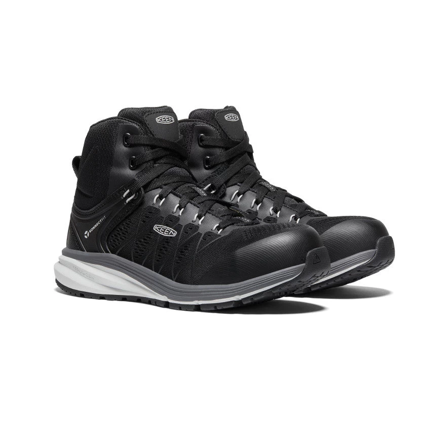 Keen Women's Vista Energy Mid (Carbon-Fiber Toe) | Vapor/Black 2 Keen Women's Vista Energy Mid (Carbon-Fiber Toe) | Vapor/Black - Image 2