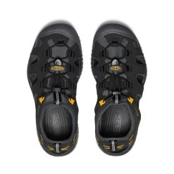Keen Men's SOLR Sandal | Black/Gold -Shoe Sale Store 4e6a676c0d2f48744ededd84c32f91c47687a7df