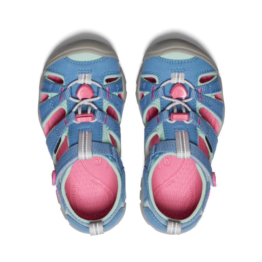 Keen Little Kids' Seacamp II CNX | Coronet Blue/Hot Pink 4 Keen Little Kids' Seacamp II CNX | Coronet Blue/Hot Pink - Image 4