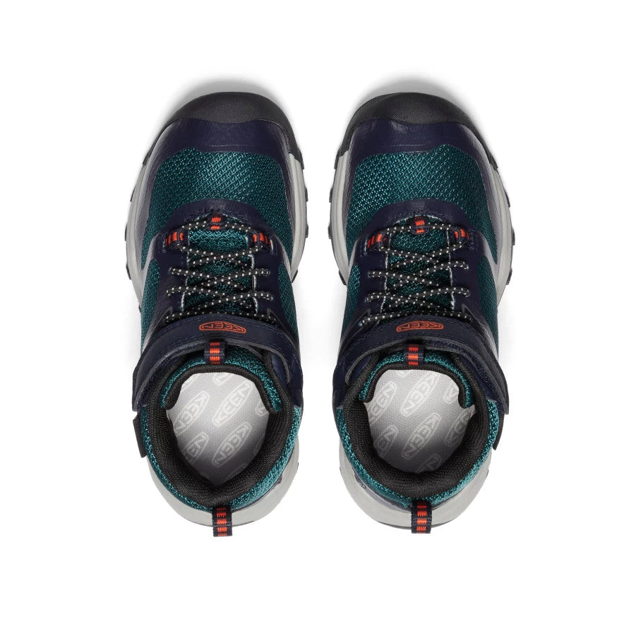 Keen Little Kids' Wanduro Waterproof Boot | Sky Captain/Sea Moss 4 Keen Little Kids' Wanduro Waterproof Boot | Sky Captain/Sea Moss - Image 4