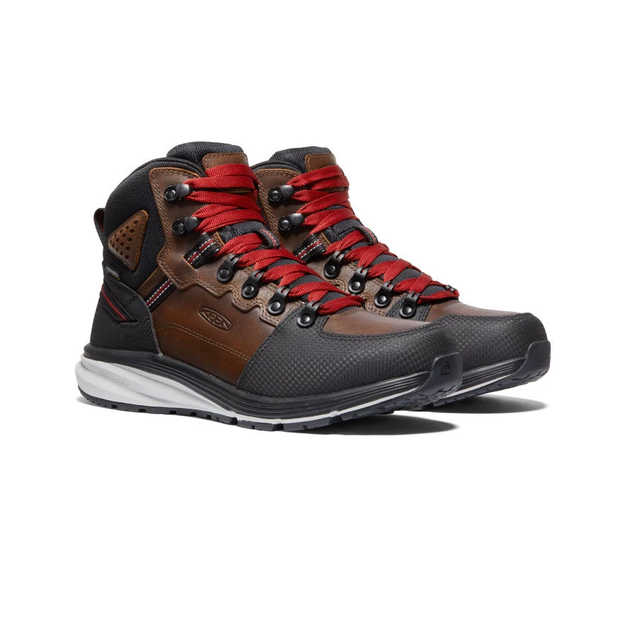 Keen Men's Red Hook Waterproof Boot (Soft Toe) | Tobacco/Black 2 Keen Men's Red Hook Waterproof Boot (Soft Toe) | Tobacco/Black - Image 2