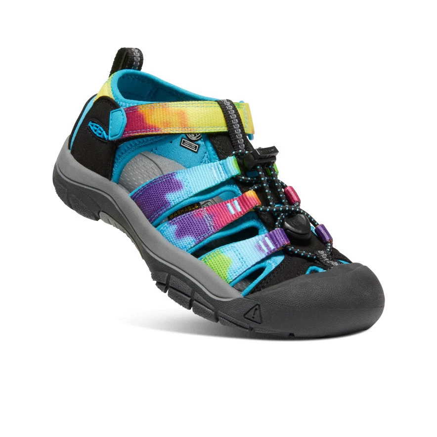 Keen Big Kids' Newport H2 | Rainbow Tie Dye 3 Keen Big Kids' Newport H2 | Rainbow Tie Dye - Image 3