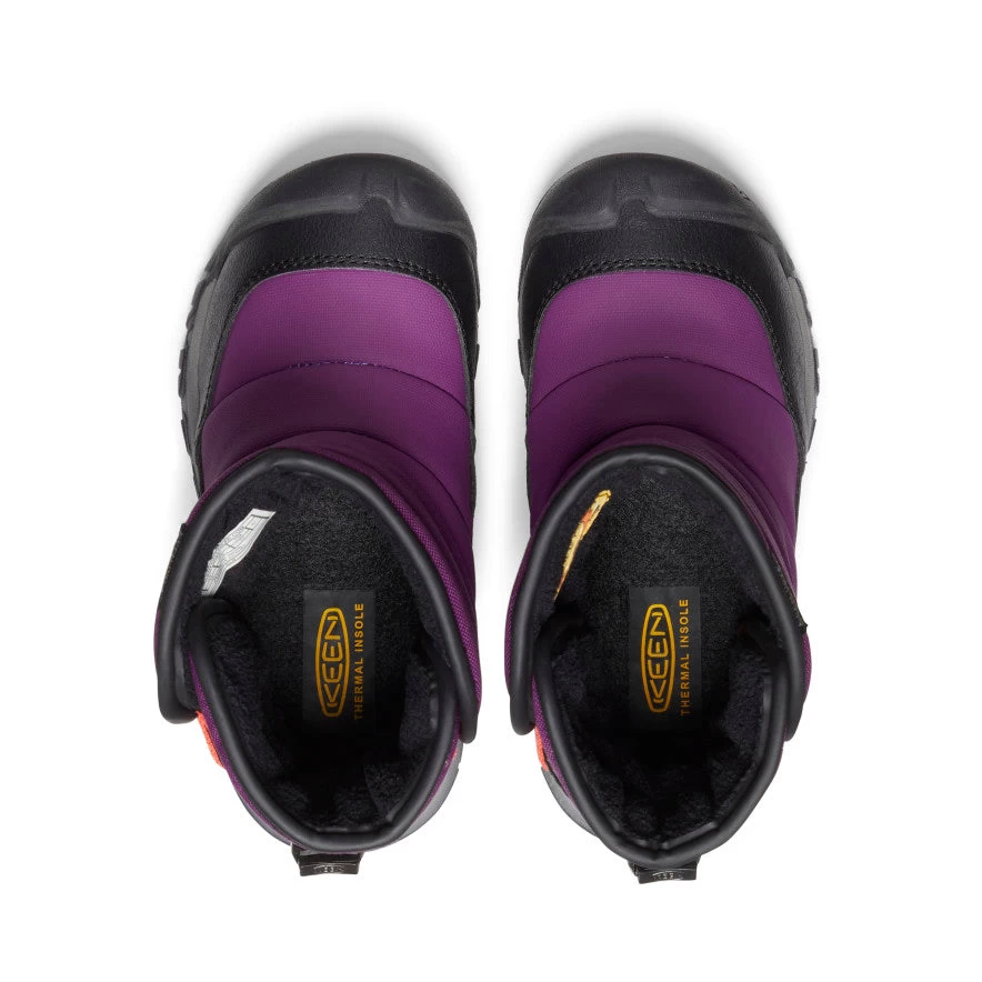 Keen Little Kids' Puffrider Waterproof Winter Boot | Charisma/Orange 4 Keen Little Kids' Puffrider Waterproof Winter Boot | Charisma/Orange - Image 4