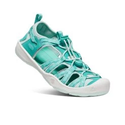 Keen Big Kids' Moxie Sandal | Waterfall/Blue Glass -Shoe Sale Store 5ffad69fd1fca0bf2d24db920e46b98e7712d219