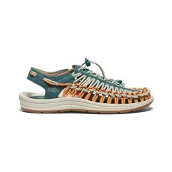 Keen Women's UNEEK Sneaker | Sea Moss/Tangerine