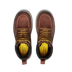 Keen Men's Cincinnati 6" Waterproof Boot (Soft Toe) | Tuscan Red/Sandshell -Shoe Sale Store 62305d8d87b7ce1a13648f14933fc0125d96899f