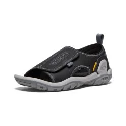 Keen Big Kids' Knotch River Open-Toe | Black/Steel Grey -Shoe Sale Store 63b3308fe2a1a812029d1875bfa3ec5a1fa5663a