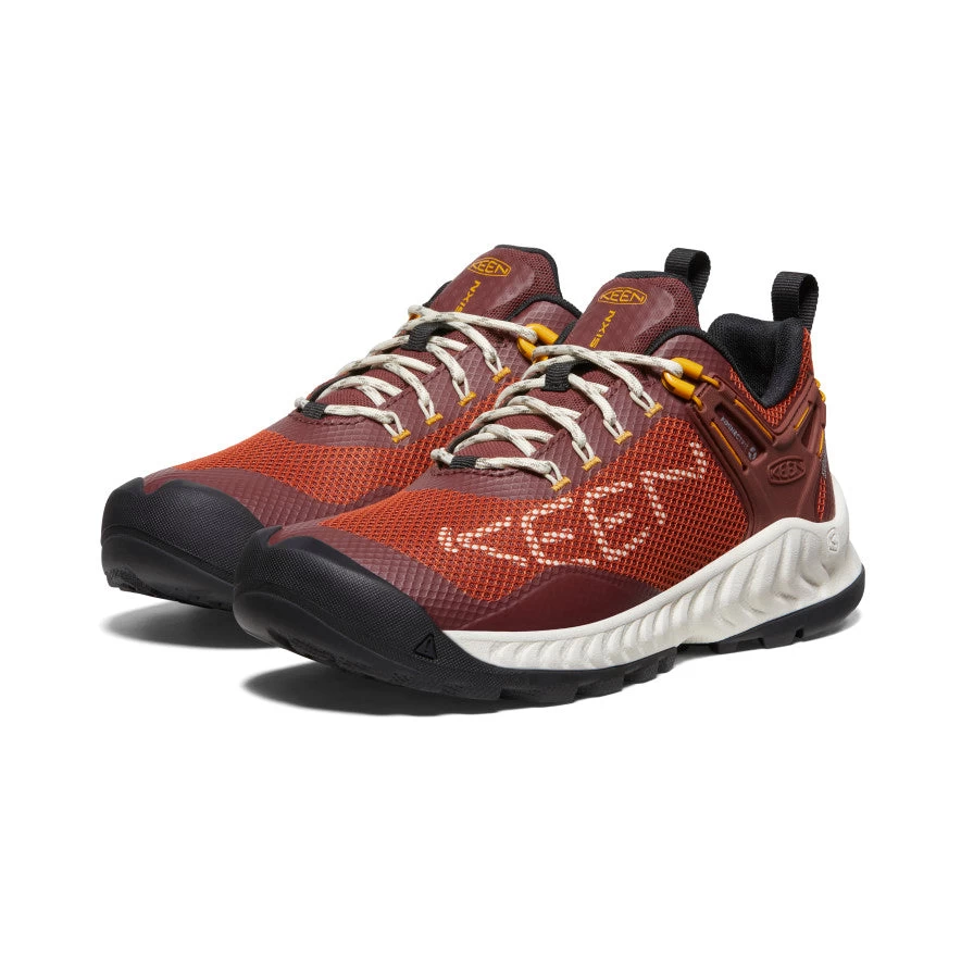 Keen Women's NXIS EVO Waterproof Shoe | Baked Clay/Golden Yellow 2 Keen Women's NXIS EVO Waterproof Shoe | Baked Clay/Golden Yellow - Image 2