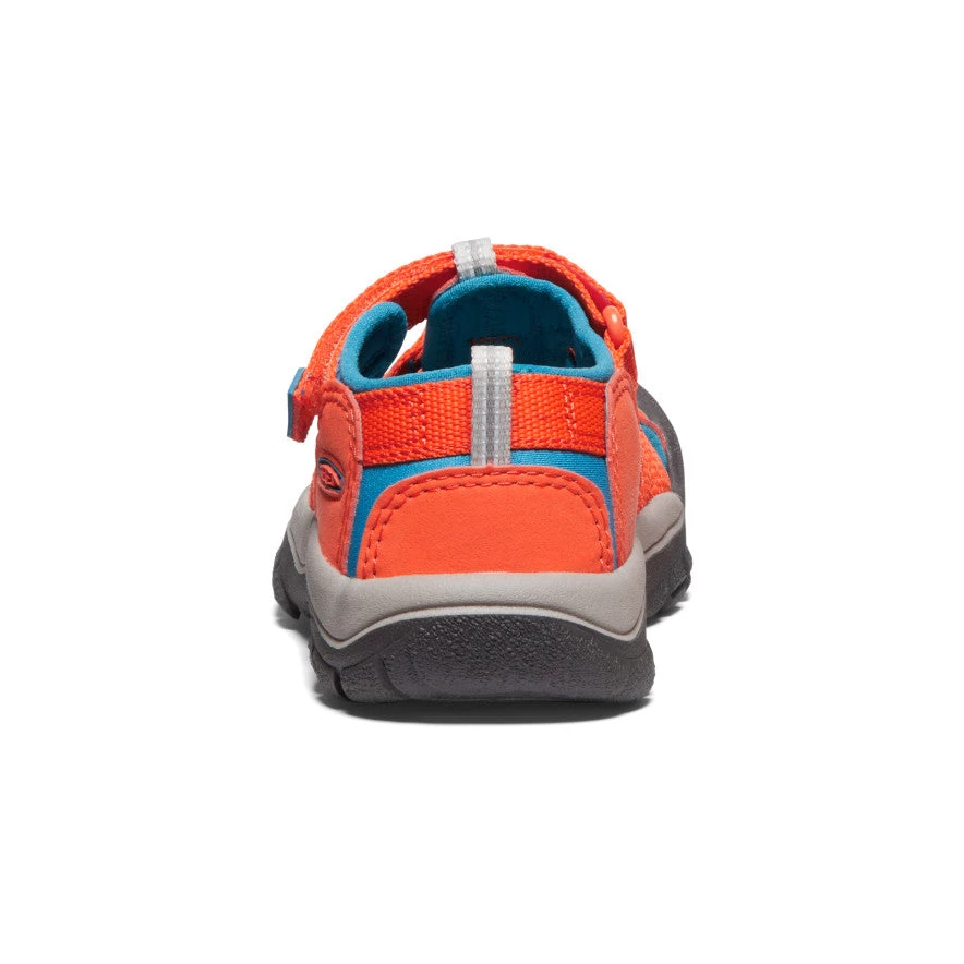 Keen Little Kids' Newport H2 | Safety Orange/Fjord Blue 5 Keen Little Kids' Newport H2 | Safety Orange/Fjord Blue - Image 5