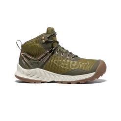 Keen Women's NXIS EVO Waterproof Boot | Olive Drab/Silver Birch