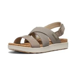 Keen Women's Elle Criss Cross Sandal | Brindle/Birch -Shoe Sale Store 75597df2f2e3b3f9f05bee07c333c48ab5c5d0b0
