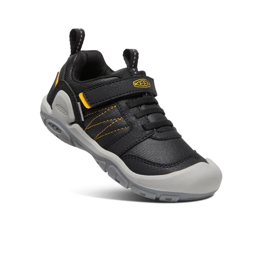 Little Kids' Knotch Peak Sneaker | Black/KEEN Yellow 3 Little Kids' Knotch Peak Sneaker | Black/KEEN Yellow - Image 3