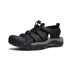 Keen Men's Newport Leather | Black/Steel Grey -Shoe Sale Store 81a3e82d0b8194e8a0b5654876bd74876e4f5cd6