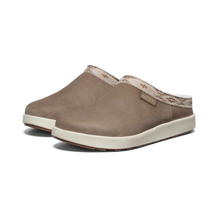 Keen Women's Elle Suede Mule | Brindle/Birch 2 Keen Women's Elle Suede Mule | Brindle/Birch - Image 2