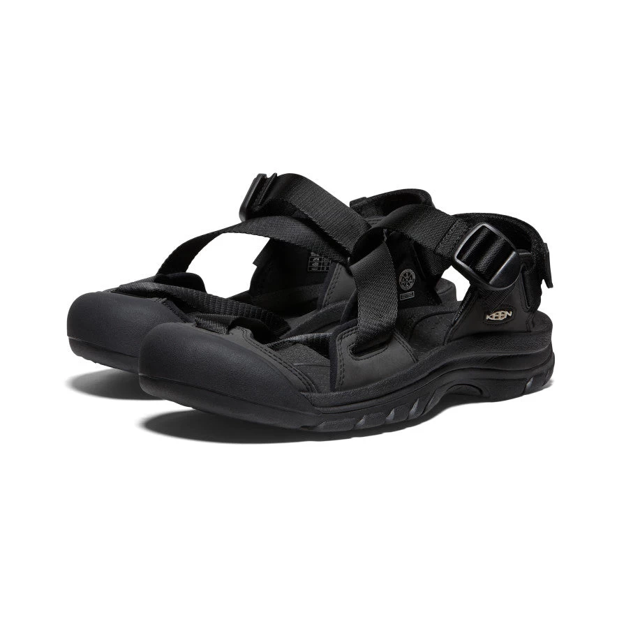 Keen Men's Zerraport II Sandal | Black/Black 2 Keen Men's Zerraport II Sandal | Black/Black - Image 2