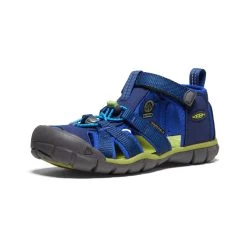 Keen Big Kids' Seacamp II CNX | Blue Depths/Chartreuse -Shoe Sale Store 88e75d07172111759b87b148fc1fb9864998d3d0