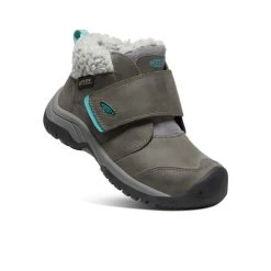 Keen Little Kids' Kootenay IV Waterproof Boot | Steel Grey/Porcelain -Shoe Sale Store 933eba16c7e06a05dcbfd92339472c3a7669b3da