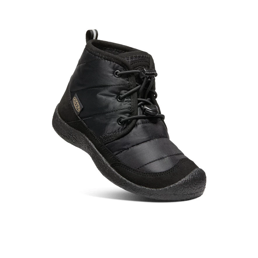 Keen Big Kids' Howser II Waterproof Chukka | Black/Black 3 Keen Big Kids' Howser II Waterproof Chukka | Black/Black - Image 3