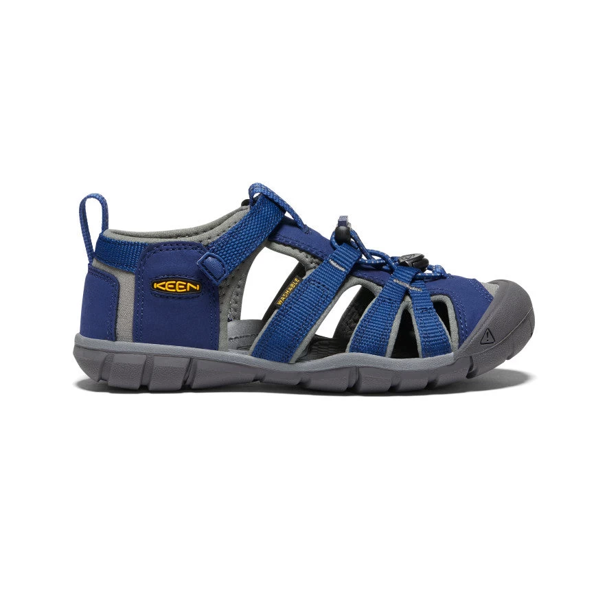 Keen Big Kids' Seacamp II CNX | Blue Depths/Gargoyle 1 Keen Big Kids' Seacamp II CNX | Blue Depths/Gargoyle