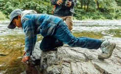 Keen Big Kids' Ridge Flex Waterproof Boot | Grey/Blue Tint -Shoe Sale Store RidgeFlexPDPLifestyle1Kids 3