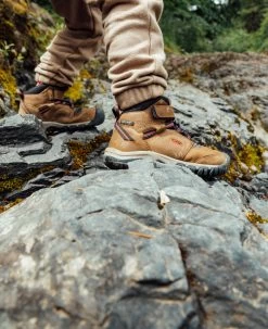 Keen Little Kids' Ridge Flex Waterproof Boot | Bison/Red Carpet -Shoe Sale Store RidgeFlexPDPLifestyle3Kids 890edebf a9da 492a af65 1fe7266705cd