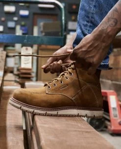 Keen Women's San Jose 6" Waterproof Boot (Aluminum Toe) | Almond/Gum -Shoe Sale Store SDD 496 PDP SanJose 1026369 Right Image