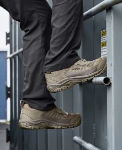 Keen Men's Reno KBF Waterproof (Carbon-Fiber Toe) | Red Clay/Black -Shoe Sale Store SDD 506 PDP Reno 1027106 Left Image 0fb2af23 8a95 4711 b0a1 48a64a1bb1f7