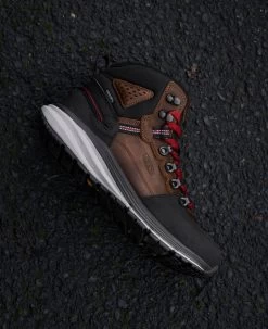 Keen Men's Red Hook Waterproof Boot (Carbon-Fiber Toe) | Tobacco/Black -Shoe Sale Store SDD 604 RedHook 1024576 Right Image 1