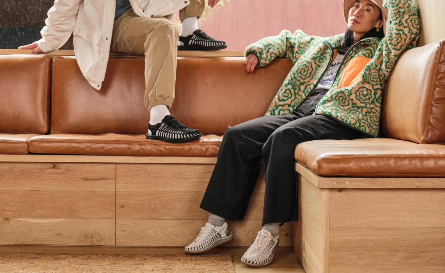 Keen Women's UNEEK Sneaker | Sea Moss/Tangerine 7 Keen Women's UNEEK Sneaker | Sea Moss/Tangerine - Image 7