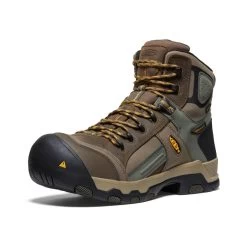 Keen Men's Davenport AL Waterproof Mid (Composite Toe) | Shitake/Forest Night -Shoe Sale Store a2d1131d30be7bbab8d84007248eea524b41d8c7