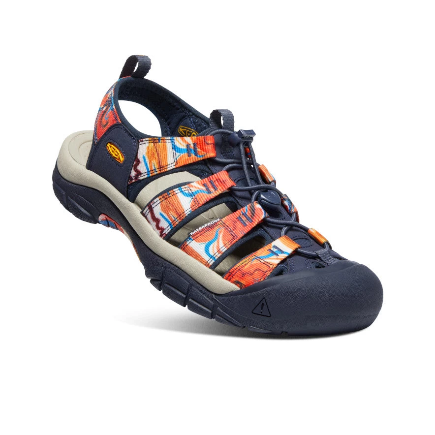 Keen Men's Newport X Outdoor Afro | Groovy Orange/Navy 3 Keen Men's Newport X Outdoor Afro | Groovy Orange/Navy - Image 3
