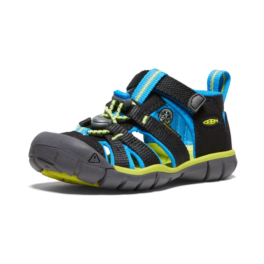 Keen Little Kids' Seacamp II CNX | Black/Brilliant Blue 3 Keen Little Kids' Seacamp II CNX | Black/Brilliant Blue - Image 3