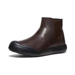 Keen Women's Elena Waterproof Chelsea | Bison/Black -Shoe Sale Store b8c495ee26fc8763092f8d6b1739daf465a5a290