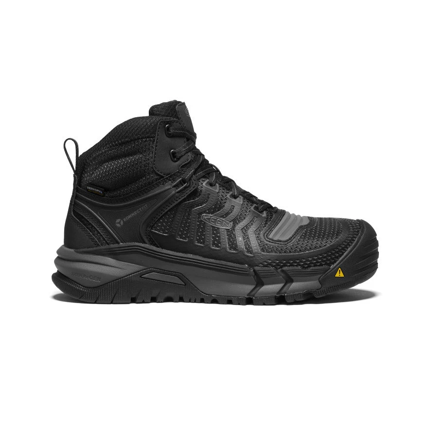 Keen Men's Kansas City Waterproof Mid (Carbon-Fiber Toe) | Black/Gun Metal 1 Keen Men's Kansas City Waterproof Mid (Carbon-Fiber Toe) | Black/Gun Metal