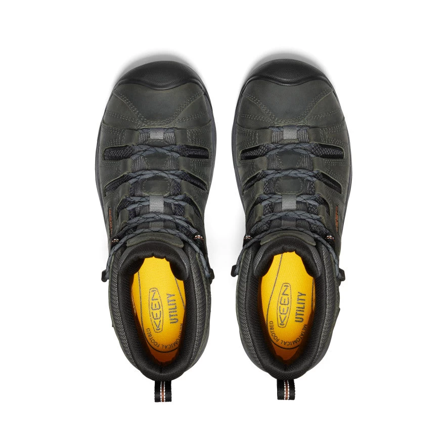 Keen Men's Flint II Waterproof Mid (Soft Toe) | Steel Grey/Tortoise Shell 4 Keen Men's Flint II Waterproof Mid (Soft Toe) | Steel Grey/Tortoise Shell - Image 4