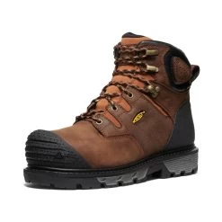 Keen Men's Camden 6" Waterproof Boot (Carbon-Fiber Toe) | Leather Brown/Black -Shoe Sale Store c75d30673ada089de0c37af47b44af45000a95e6