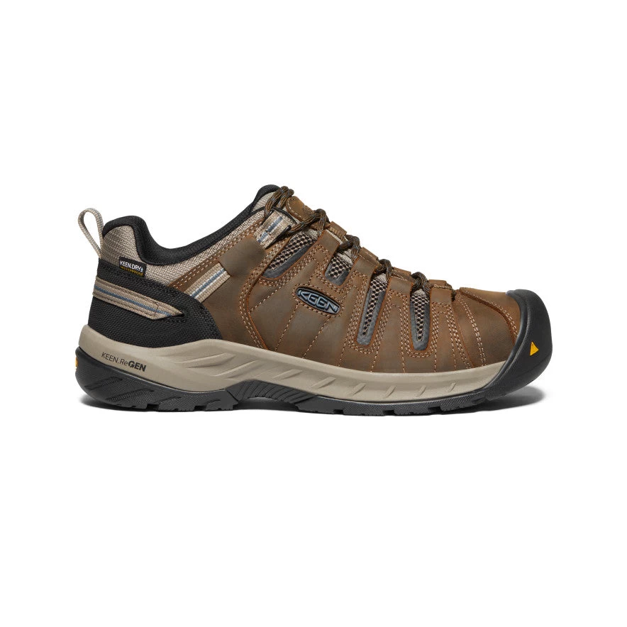 Keen Men's Flint II Waterproof (Steel Toe) | Cascade Brown/Orion Blue 1 Keen Men's Flint II Waterproof (Steel Toe) | Cascade Brown/Orion Blue